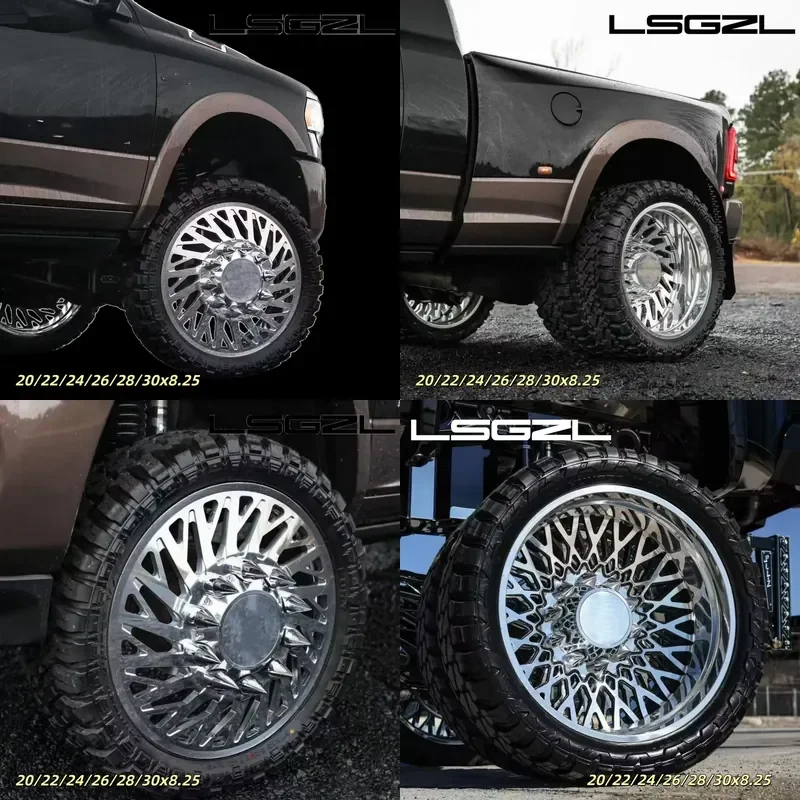 i Custom 6 8 10 Holes Lugs Forged Alloy Chrome Polish Black and Machine Brush Dually Rim for GMC GTR silverado
i Custom 6 8 10 Holes Lugs Forged Alloy Chrome Polish Black and Machine Brush Dually Rim for GMC GTR silverado