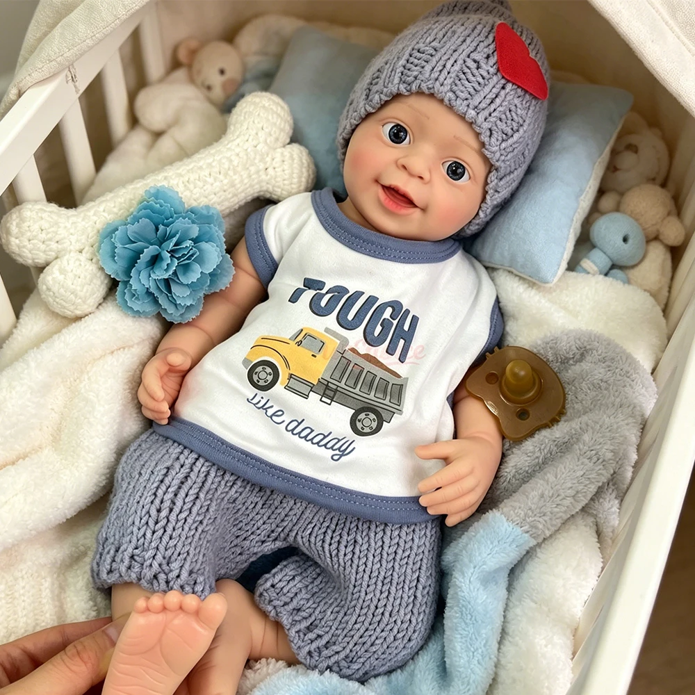 Lifelike 18inch Full Soft Silicone Reborn Baby 3D Painting Visible Veins Therapy Doll for Stress Relief Emotional Comfort
Lifelike 18inch Full Soft Silicone Reborn Baby 3D Painting Visible Veins Therapy Doll for Stress Relief Emotional Comfort