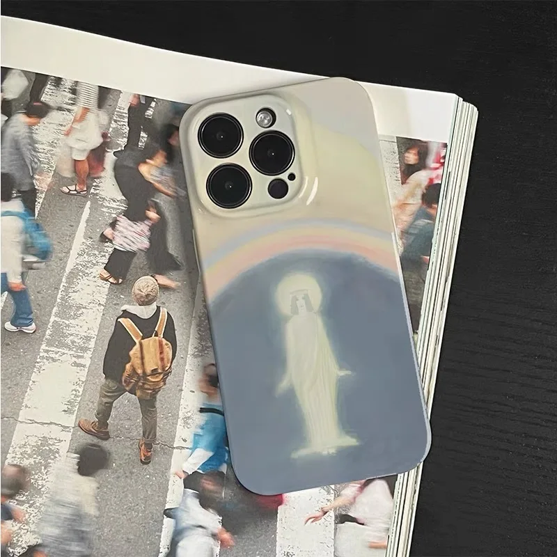 INS KOREAN Rainbow God Art Phone Case for IPhone 16E 15 14 13 Pro Max 12 MINI 11 Pro Back Cover X XS XR 7 8 PLUS SE 2020 Funda
INS KOREAN Rainbow God Art Phone Case for IPhone 16E 15 14 13 Pro Max 12 MINI 11 Pro Back Cover X XS XR 7 8 PLUS SE 2020 Funda