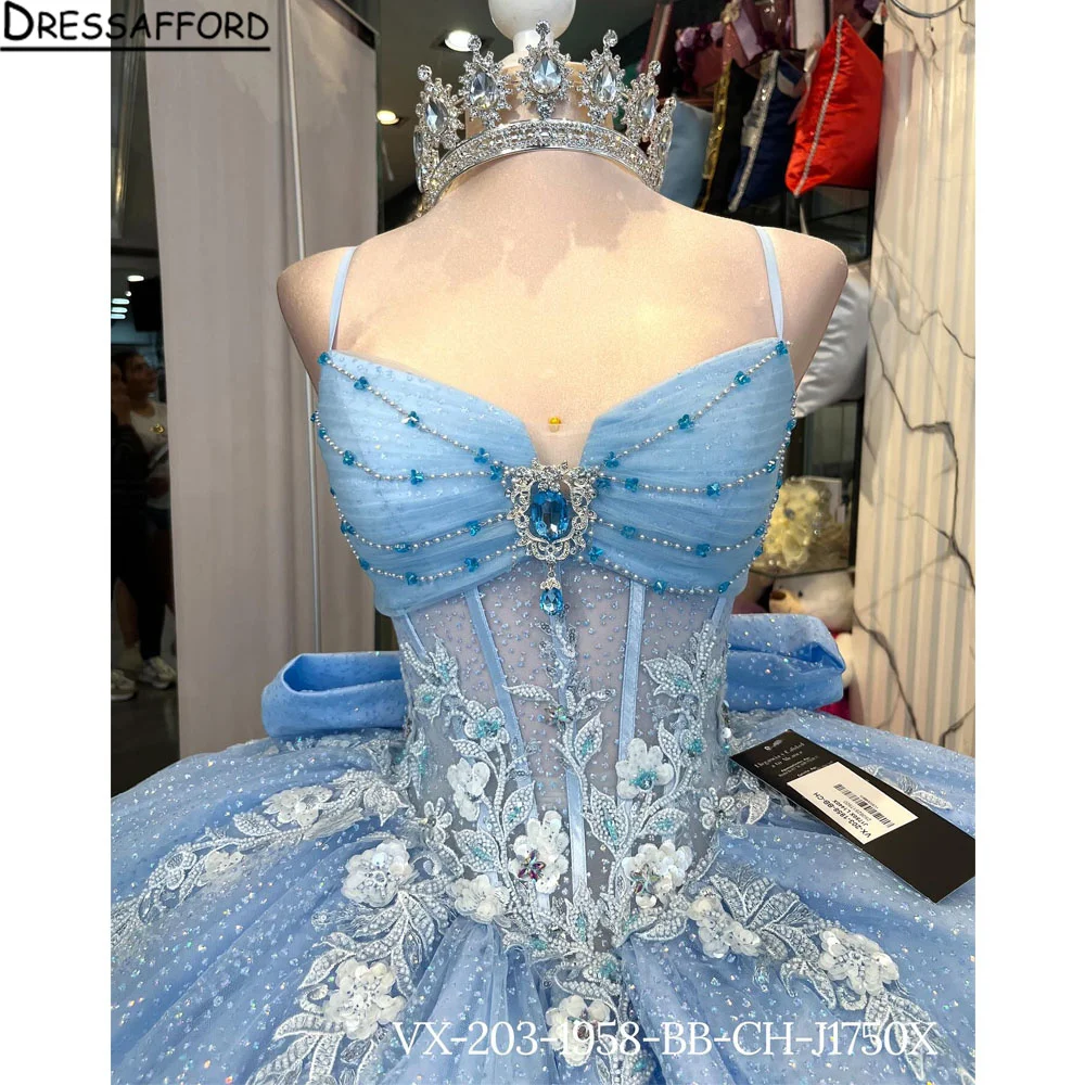 Modern Straphetti Strap Quinceanera Dress Prom for Girl Pleats Sequin Lace Appliques Vestidos De 15 Anos Customized
Modern Straphetti Strap Quinceanera Dress Prom for Girl Pleats Sequin Lace Appliques Vestidos De 15 Anos Customized