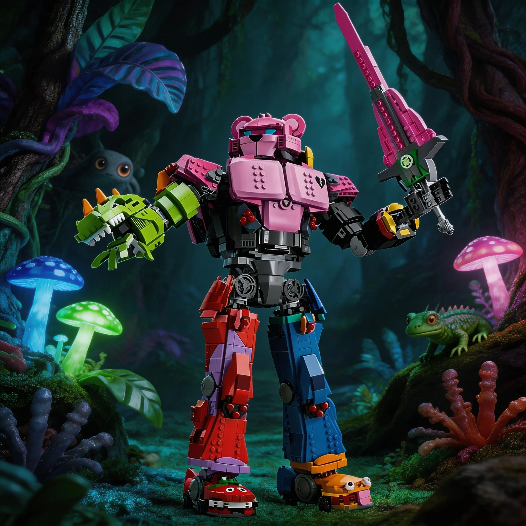 Hero Mecha Team Creative Game Series SI-FI Robot Robot Leader 77078 Brick Toy Gift Set
Hero Mecha Team Creative Game Series SI-FI Robot Robot Leader 77078 Brick Toy Gift Set