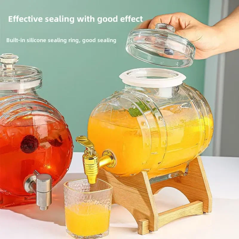 Clear Wine Decanter for Liquor Whiskey Decanter with Wooden Support, Lead-Free Glass Barware
Clear Wine Decanter for Liquor Whiskey Decanter with Wooden Support, Lead-Free Glass Barware
