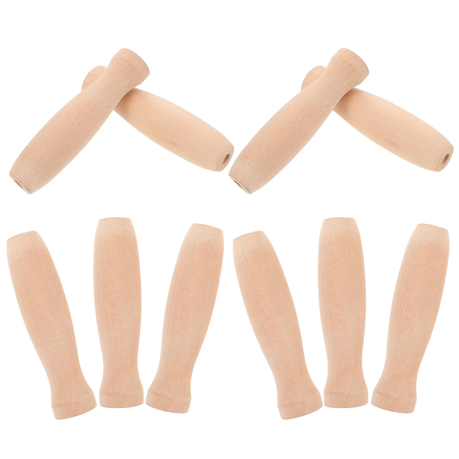 10Pcs Wooden Handle Replacement Ergonomic Cooking Tool Grip Universal Spatula Frying Pan Baking Kitchen Utensils Repair Handles 
10Pcs Wooden Handle Replacement Ergonomic Cooking Tool Grip Universal Spatula Frying Pan Baking Kitchen Utensils Repair Handles