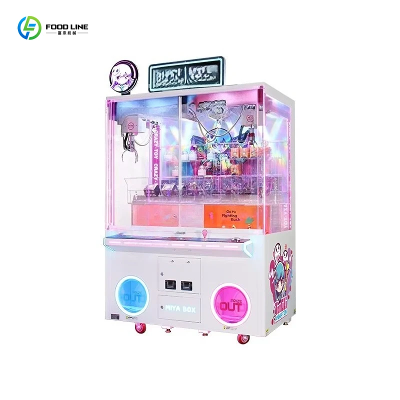 Customized Coin Operated Medium Size Doll Claw Machine Children Candy Toys Commercial Crane Vending Machine With Ticket Receiver
Customized Coin Operated Medium Size Doll Claw Machine Children Candy Toys Commercial Crane Vending Machine With Ticket Receiver