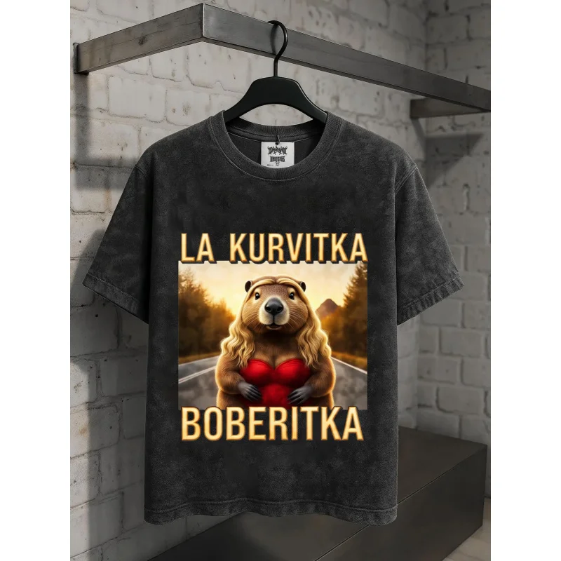 Мужская потертая черная футболка La Kurvitka Boberitka Groundhog с принтом в виде сердца, высокое качество, 100% хлопок, 230 г
Мужская потертая черная футболка La Kurvitka Boberitka Groundhog с принтом в виде сердца, высокое качество, 100% хлопок, 230 г