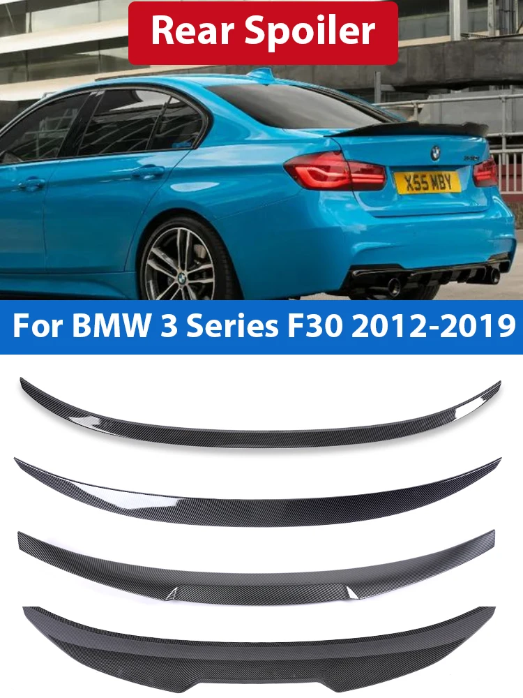 For BMW 3 Series F30 2012-2019 Carbon Fiber Look Rear Bumper Spoiler Trunk Lip MP M4 PSM Style Rear Wing Splitter Gloss Black
For BMW 3 Series F30 2012-2019 Carbon Fiber Look Rear Bumper Spoiler Trunk Lip MP M4 PSM Style Rear Wing Splitter Gloss Black