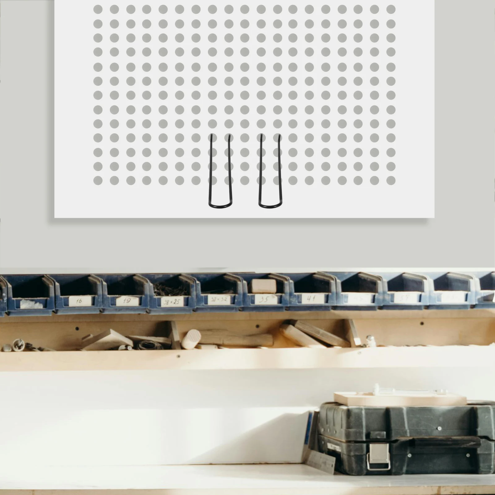 10pcs Stainless Steel Pegboard Hooks Double Line Thickened Design Heavy Duty Tool Holders Garage Accessories Organizers
10pcs Stainless Steel Pegboard Hooks Double Line Thickened Design Heavy Duty Tool Holders Garage Accessories Organizers