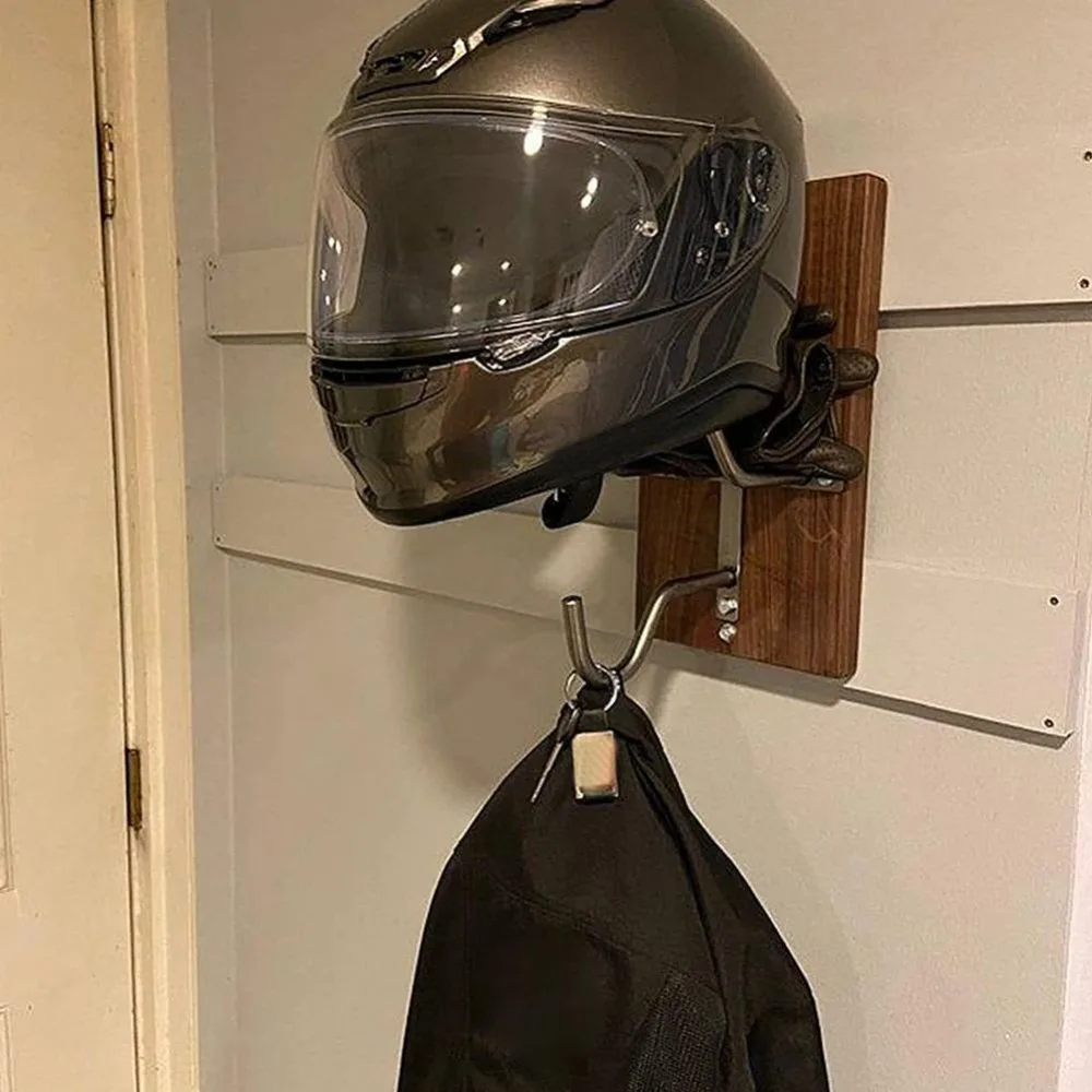 Multi-functional Motorcycle Helmet Holder with Screws Steel Wall Mount Rack Convenient Sturdy Helmet Hook Living Room Display
Multi-functional Motorcycle Helmet Holder with Screws Steel Wall Mount Rack Convenient Sturdy Helmet Hook Living Room Display