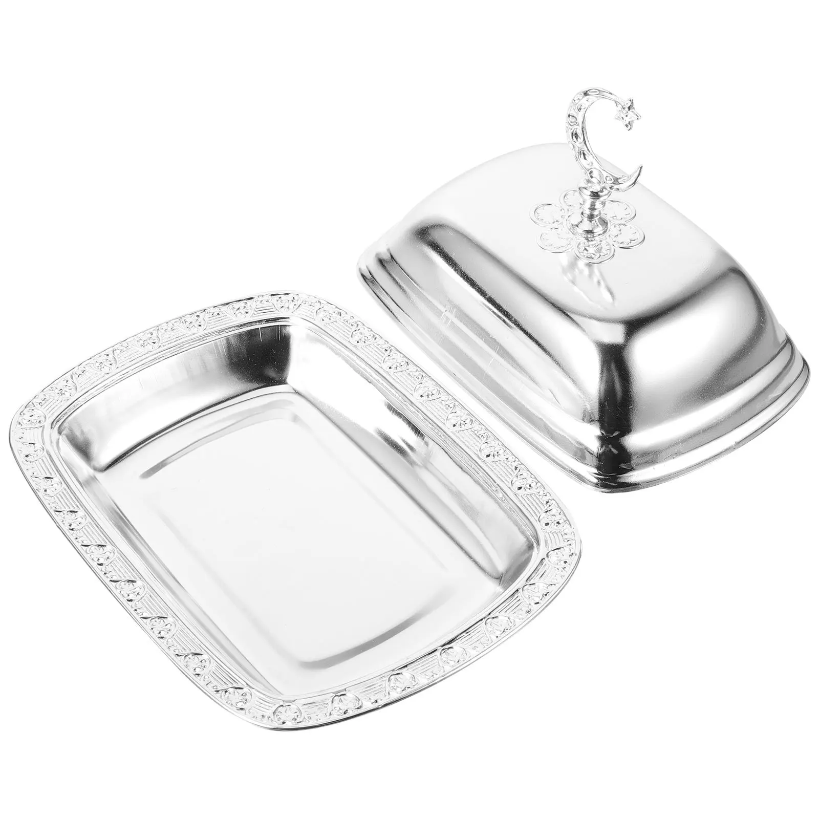 1 set 1 Set Metal Cake Tray With Lid Dessert Display Stand For Wedding Party Birthday Snack Serving Tray Household Dessert Plate
1 set 1 Set Metal Cake Tray With Lid Dessert Display Stand For Wedding Party Birthday Snack Serving Tray Household Dessert Plate
