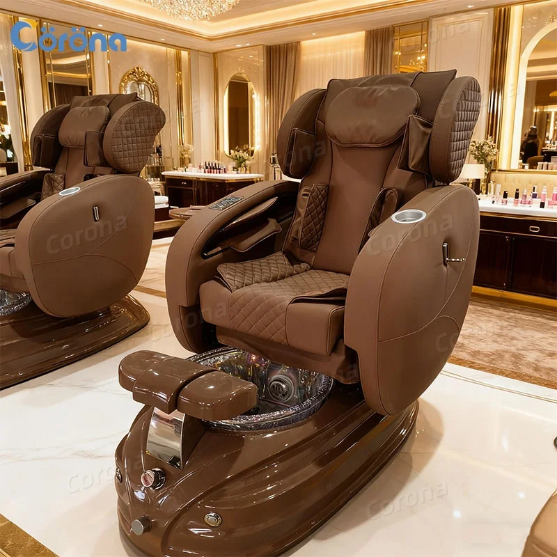 Black Gold Electric Reclining Pedicure Chair for Salon Luxury Pipeless Whirlpool Pedicure Chair No Plumbing for Nail Salon
Black Gold Electric Reclining Pedicure Chair for Salon Luxury Pipeless Whirlpool Pedicure Chair No Plumbing for Nail Salon