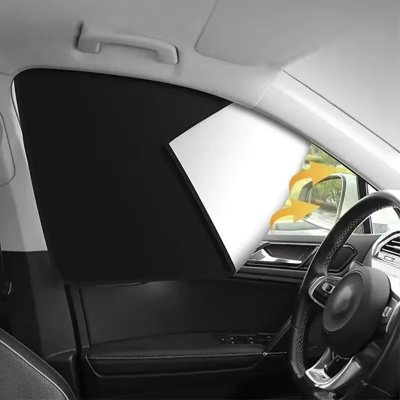 2/4Pcs Car Side Window Sun Shade Magnet Privacy Curtains UV Reflection Anti Glare UV Block Sunshade for Front/Back Window
2/4Pcs Car Side Window Sun Shade Magnet Privacy Curtains UV Reflection Anti Glare UV Block Sunshade for Front/Back Window