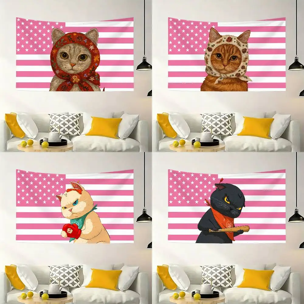 Cute cat patterns Flag Outdoor Decorations for Bedrooms Home Decor Items Decoration Banners
Cute cat patterns Flag Outdoor Decorations for Bedrooms Home Decor Items Decoration Banners