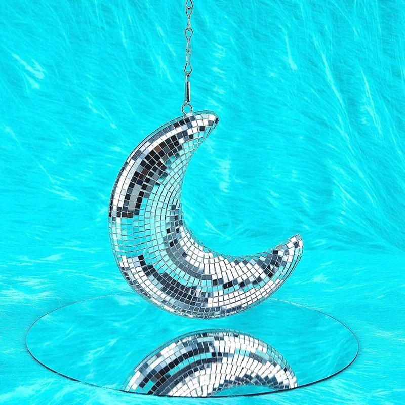 5X Disco Ball Moon Shaped Disco Balls Decor For Party,Room,Home,Hanging Disco Decor Retro-Reflective Disco Ball Lights
5X Disco Ball Moon Shaped Disco Balls Decor For Party,Room,Home,Hanging Disco Decor Retro-Reflective Disco Ball Lights
