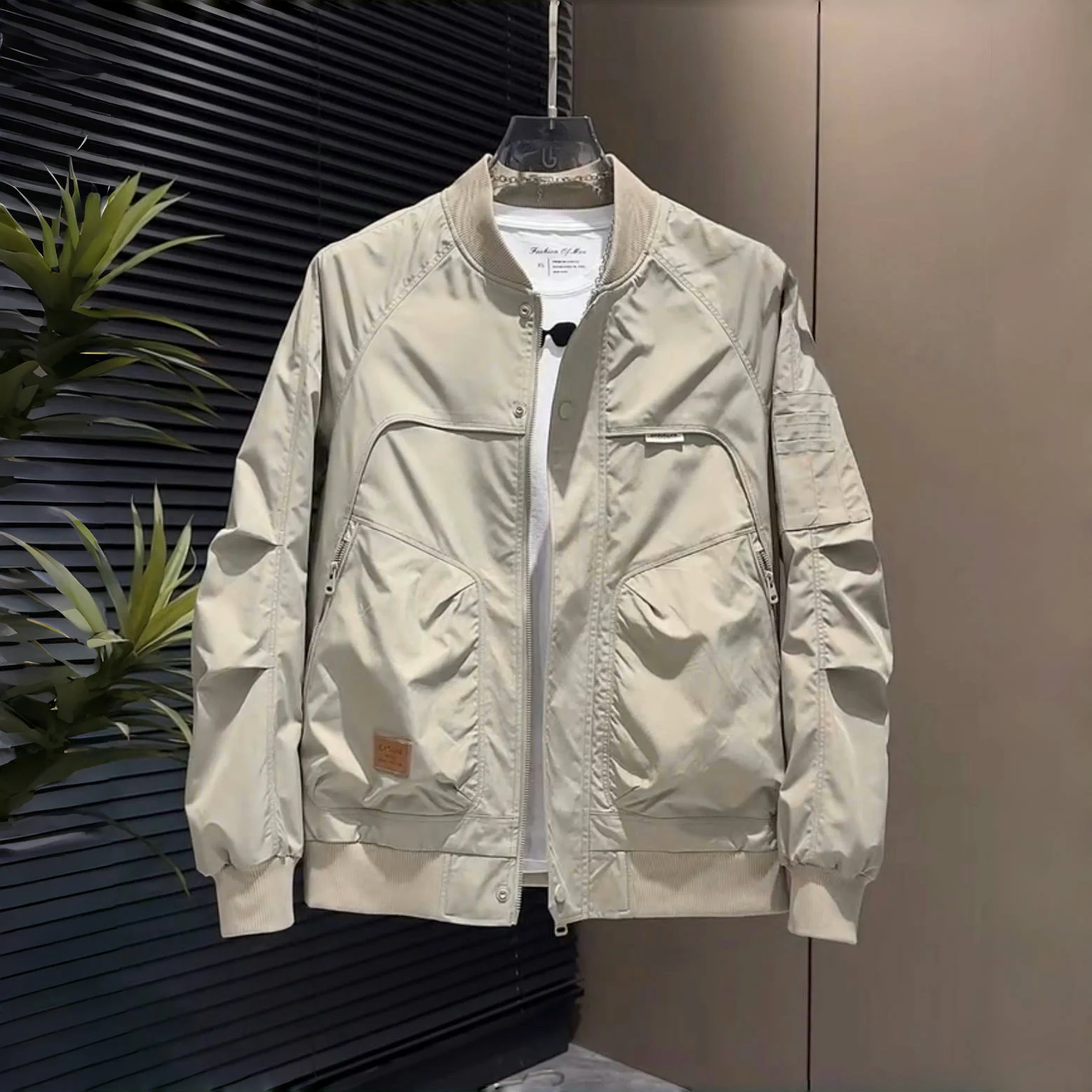 Повседневная мужская бейсбольная куртка, модная универсальная рабочая одежда для отдыха, верхняя одежда, модная верхняя одежда Haome, подходит для украшения на молнии
Повседневная мужская бейсбольная куртка, модная универсальная рабочая одежда для отдыха, верхняя одежда, модная верхняя одежда Haome, подходит для украшения на молнии