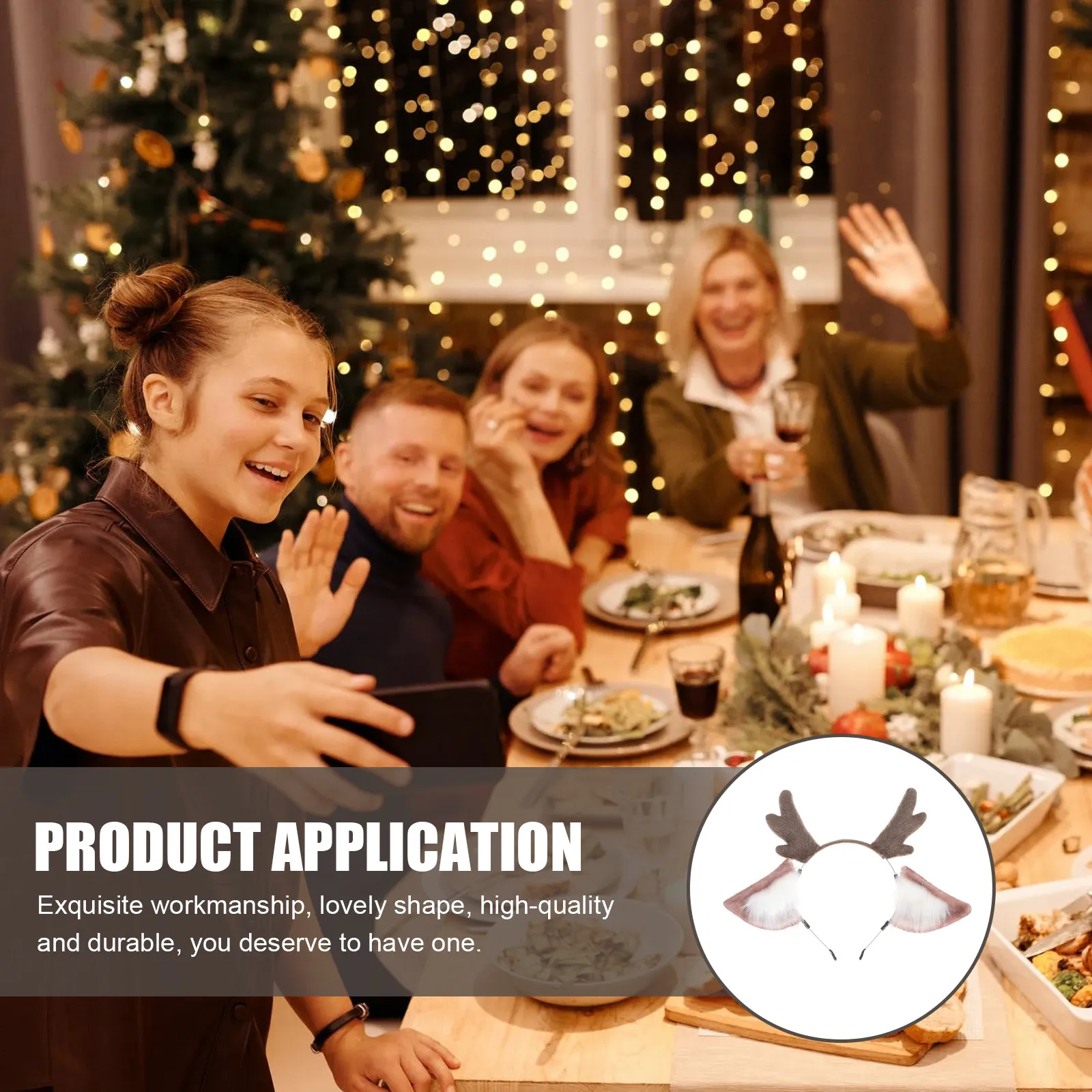 1Pcs Deer Ear Headband Standard Size Adorable Animal Ear Hair Accessory Party Cosplay Hair Decor Hairband
1Pcs Deer Ear Headband Standard Size Adorable Animal Ear Hair Accessory Party Cosplay Hair Decor Hairband