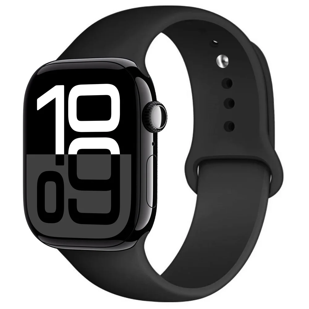 Силиконовый ремешок для Apple Watch, ремешки 45 мм, 44 мм, 46 мм, 40 мм, 41 мм, 49 мм, 42 мм, 38 мм, браслет iwatch series se 6 7 8 9 10 Ultra 2 49 мм
Силиконовый ремешок для Apple Watch, ремешки 45 мм, 44 мм, 46 мм, 40 мм, 41 мм, 49 мм, 42 мм, 38 мм, браслет iwatch series se 6 7 8 9 10 Ultra 2 49 мм
