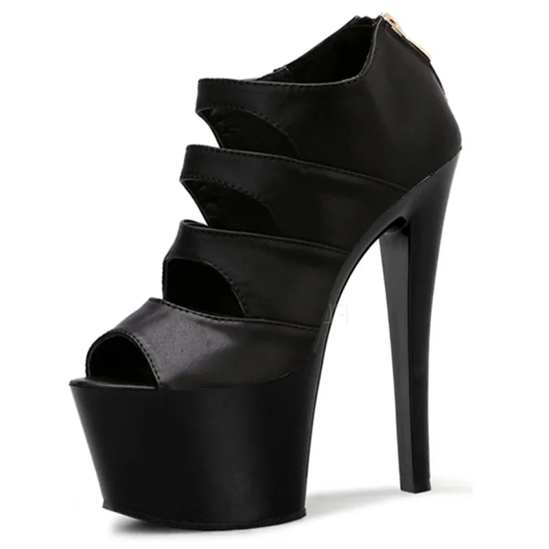 17cm Sexy fish mouth hollow-out the stiletto sandals and white wedding bride shoes fashion runway for women's dance shoes
17cm Sexy fish mouth hollow-out the stiletto sandals and white wedding bride shoes fashion runway for women's dance shoes