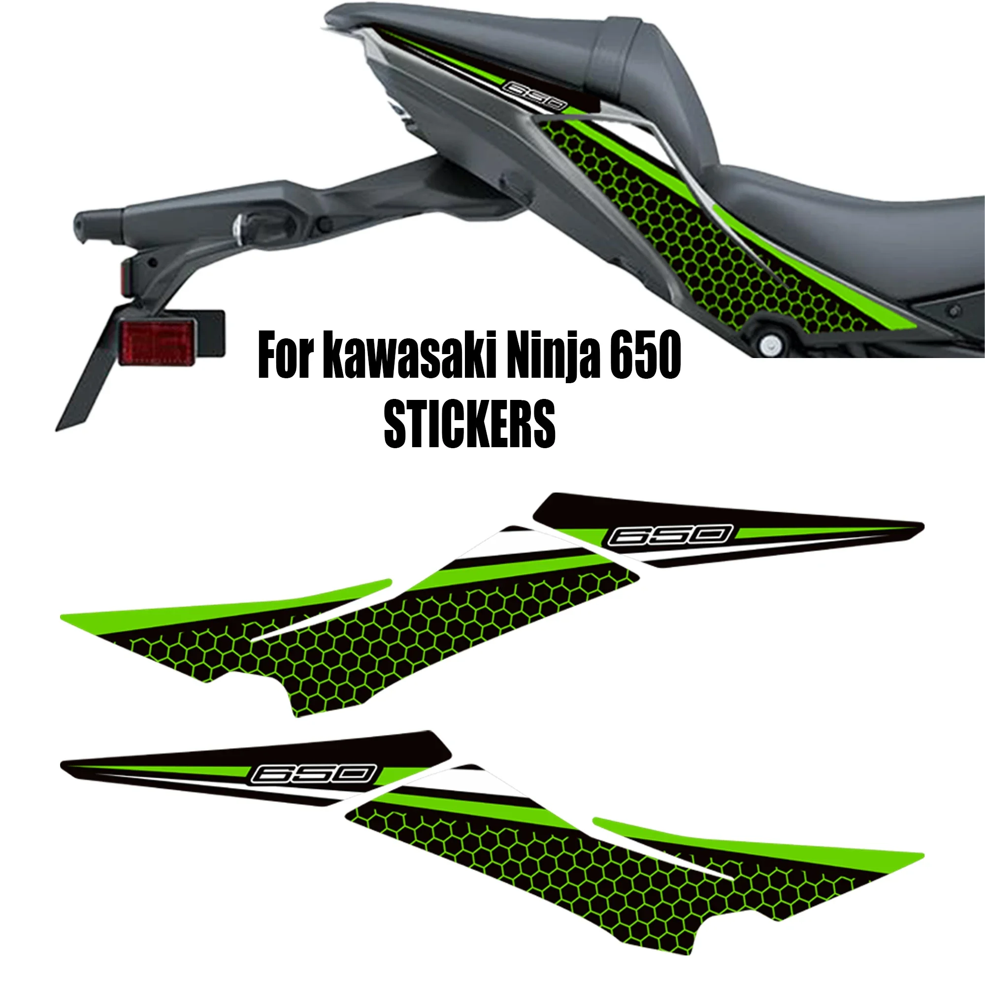 650 Fit Kawasaki Ninja 650 Tank Pad Side Grips Gas Fuel Oil Kit Knee Fairing Fender Wheels Adhesive Stickers Decals 2020-2025
650 Fit Kawasaki Ninja 650 Tank Pad Side Grips Gas Fuel Oil Kit Knee Fairing Fender Wheels Adhesive Stickers Decals 2020-2025