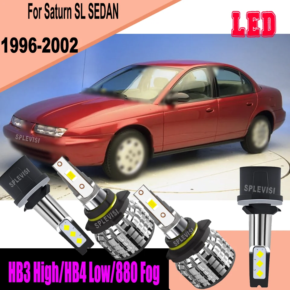 Rain & Fog Optimized - LED Headlight hi lo Fog Light Bulbs HB3/HB4/880 Kit For Saturn SL SEDAN 1996 1997 1998 1999 2000-2002
Rain & Fog Optimized - LED Headlight hi lo Fog Light Bulbs HB3/HB4/880 Kit For Saturn SL SEDAN 1996 1997 1998 1999 2000-2002