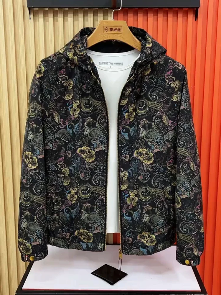 Spring New Men's Hooded Jacket High Quality Stylish Versatile Cool Standard Fit Casual Style Antibacterial Treatment
Spring New Men's Hooded Jacket High Quality Stylish Versatile Cool Standard Fit Casual Style Antibacterial Treatment