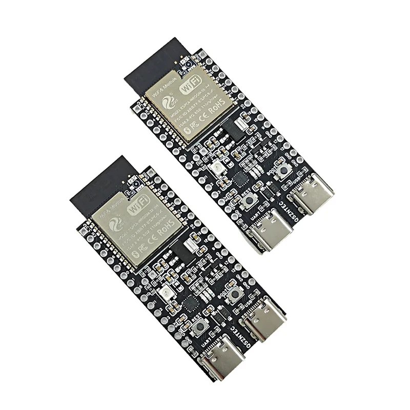ESP32-C6-DevKitC-1 Основная плата ESP32-C6 WIFI6 BLE Zigbee Сверхнизкое энергопотребление
ESP32-C6-DevKitC-1 Основная плата ESP32-C6 WIFI6 BLE Zigbee Сверхнизкое энергопотребление