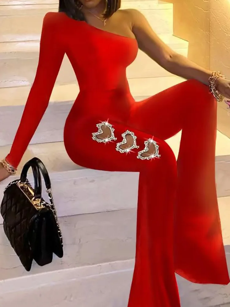 Mid Waist Casual Slim Full Length Pants Women Summer Flare Pants Red Rompers Hollow Out Patchwork Streetwear 2024 Solid Jumpsuit
Mid Waist Casual Slim Full Length Pants Women Summer Flare Pants Red Rompers Hollow Out Patchwork Streetwear 2024 Solid Jumpsuit