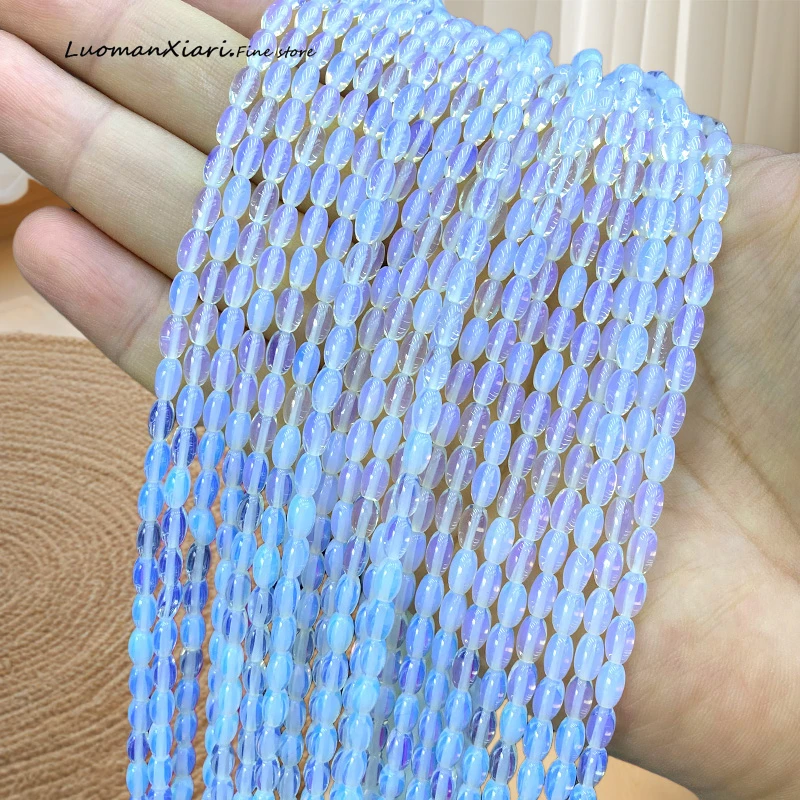 Овальные бусины из натурального белого опала 4x7 мм для изготовления ювелирных изделий, серег, браслетов, подвесок, аксессуаров, 15 дюймов
Овальные бусины из натурального белого опала 4x7 мм для изготовления ювелирных изделий, серег, браслетов, подвесок, аксессуаров, 15 дюймов