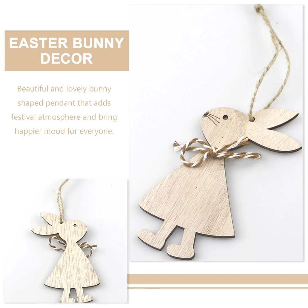12Pcs Wooden Bunny Hanging Ornaments Lightweight DIY Easter Bunny Decor Pendants Festive Home Party Decorations
12Pcs Wooden Bunny Hanging Ornaments Lightweight DIY Easter Bunny Decor Pendants Festive Home Party Decorations