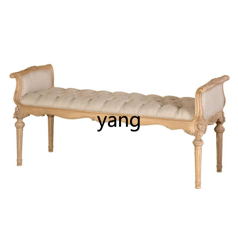 CX French country solid wood end stool American retro long stool
CX French country solid wood end stool American retro long stool