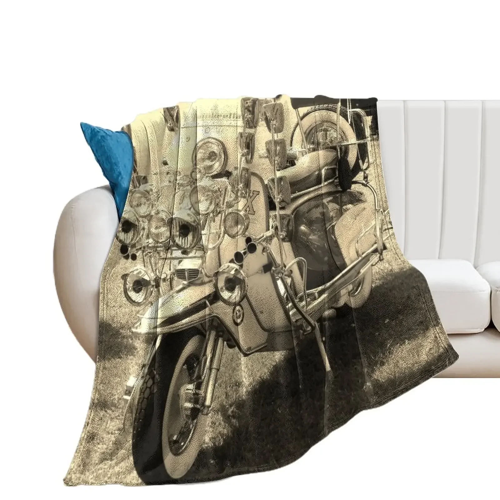 Lambretta Scooter Throw Blanket Decorative Beds Bed linens For Baby Beach Blankets
Lambretta Scooter Throw Blanket Decorative Beds Bed linens For Baby Beach Blankets