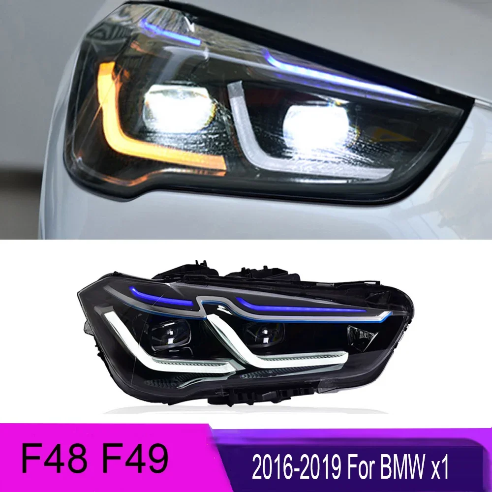 LED Head Light Assemly for BMW X1 F48 F49 2016-2019 Plug and Play with Projector Lens LED Day Light Turning Signal
LED Head Light Assemly for BMW X1 F48 F49 2016-2019 Plug and Play with Projector Lens LED Day Light Turning Signal