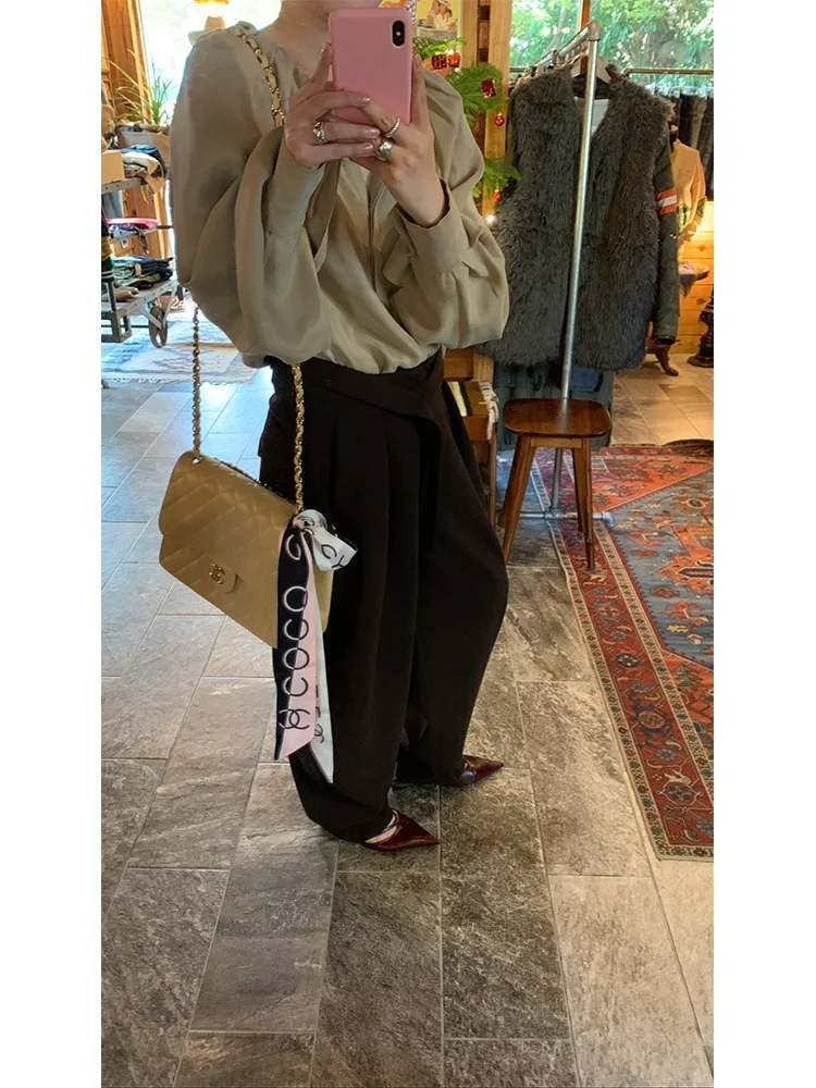 Modern Retro Adjustable Cuff Tapered Straight Leg Suit Pants for Women Commute Sle Regular Thin Winter Collection
Modern Retro Adjustable Cuff Tapered Straight Leg Suit Pants for Women Commute Sle Regular Thin Winter Collection