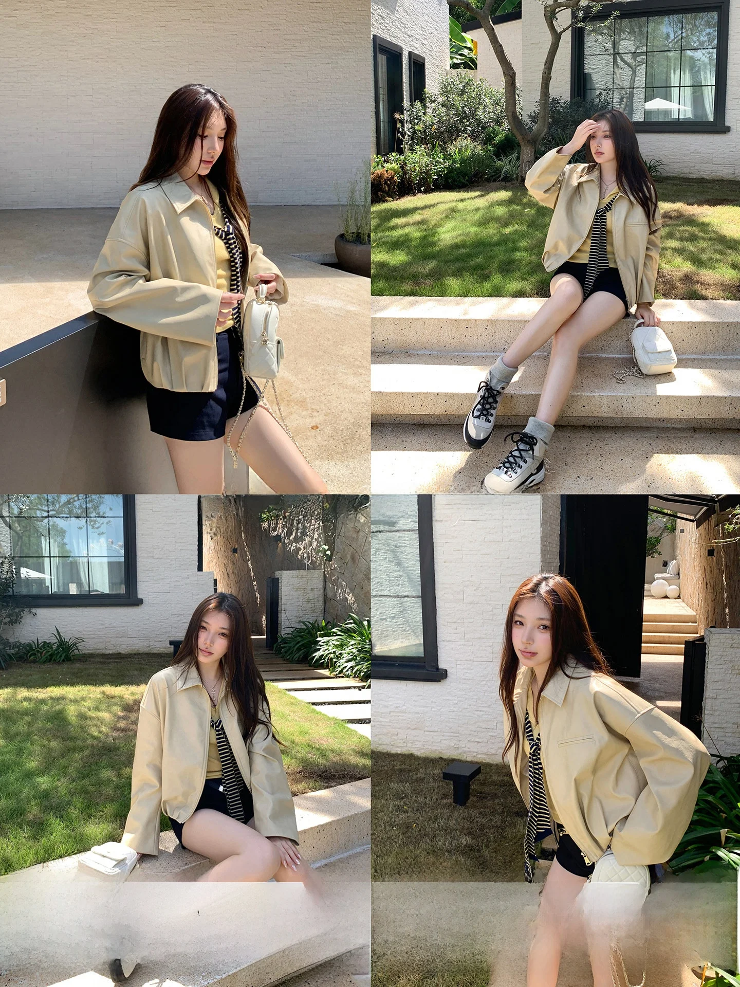 Ретро-кожаная куртка для женщин в стиле кэжуал, весенняя новинка, свободный крой, универсальная верхняя одежда, приталенный силуэт, с множеством карманов
Ретро-кожаная куртка для женщин в стиле кэжуал, весенняя новинка, свободный крой, универсальная верхняя одежда, приталенный силуэт, с множеством карманов