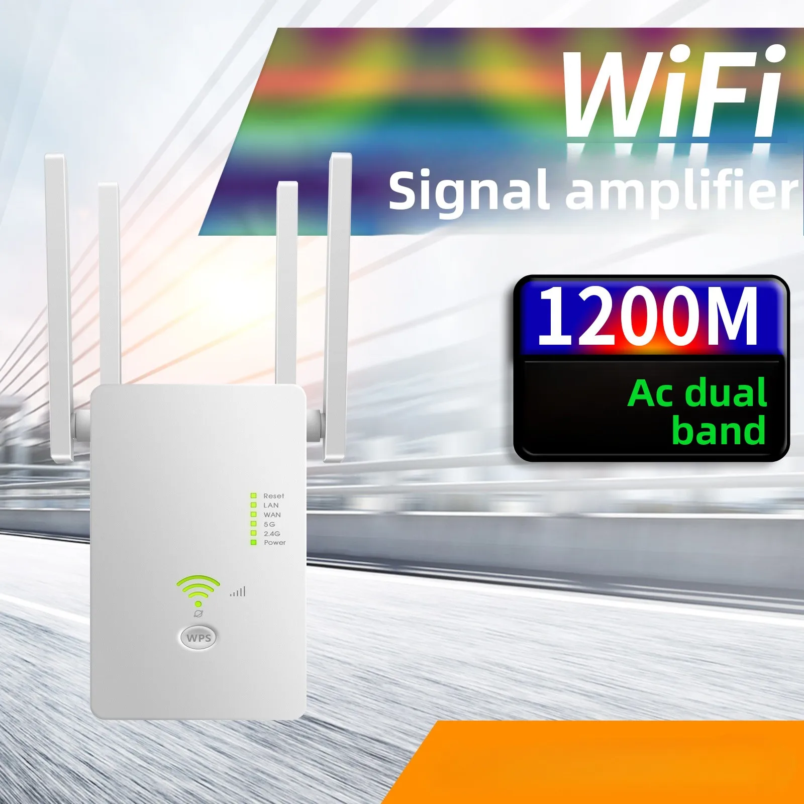 AC1200 Wireless 5G WiFi Extender/Router/AP Dual Band Repeater Booster Signal 802.11AC Long Range 1200Mbps Wi-Fi Access Point
AC1200 Wireless 5G WiFi Extender/Router/AP Dual Band Repeater Booster Signal 802.11AC Long Range 1200Mbps Wi-Fi Access Point