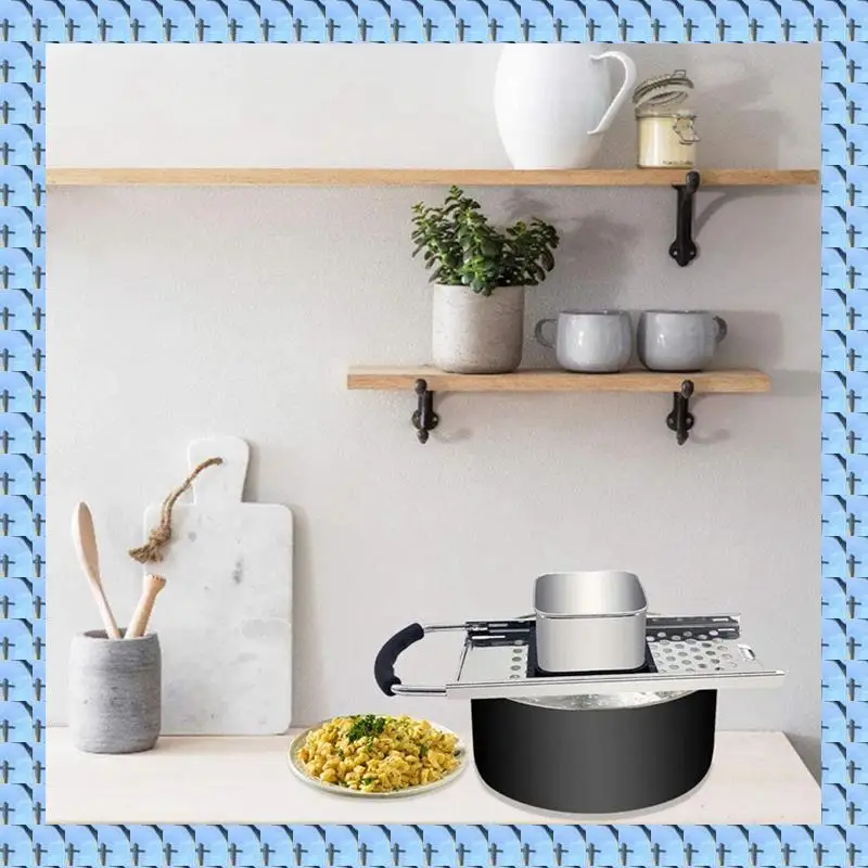 NOCM 3X Spaetzle Maker из нержавеющей стали с удобной резиновой ручкой для пельменей и лапши
NOCM 3X Spaetzle Maker из нержавеющей стали с удобной резиновой ручкой для пельменей и лапши