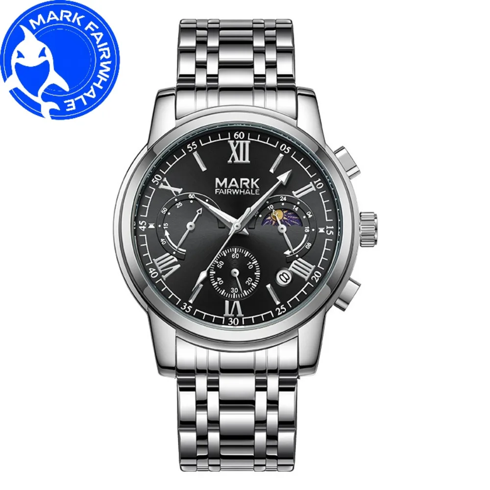 Mark Fairwhale 5063 New Quartz Steel Strip Watch Waterproof Calendar Chronograph Luminous Watches for Men Relogios Masculino
Mark Fairwhale 5063 New Quartz Steel Strip Watch Waterproof Calendar Chronograph Luminous Watches for Men Relogios Masculino