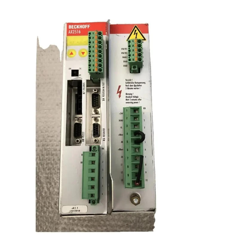 Beckhoff AX2516-B200 S446M-LB-520 Servo Drive
Beckhoff AX2516-B200 S446M-LB-520 Servo Drive