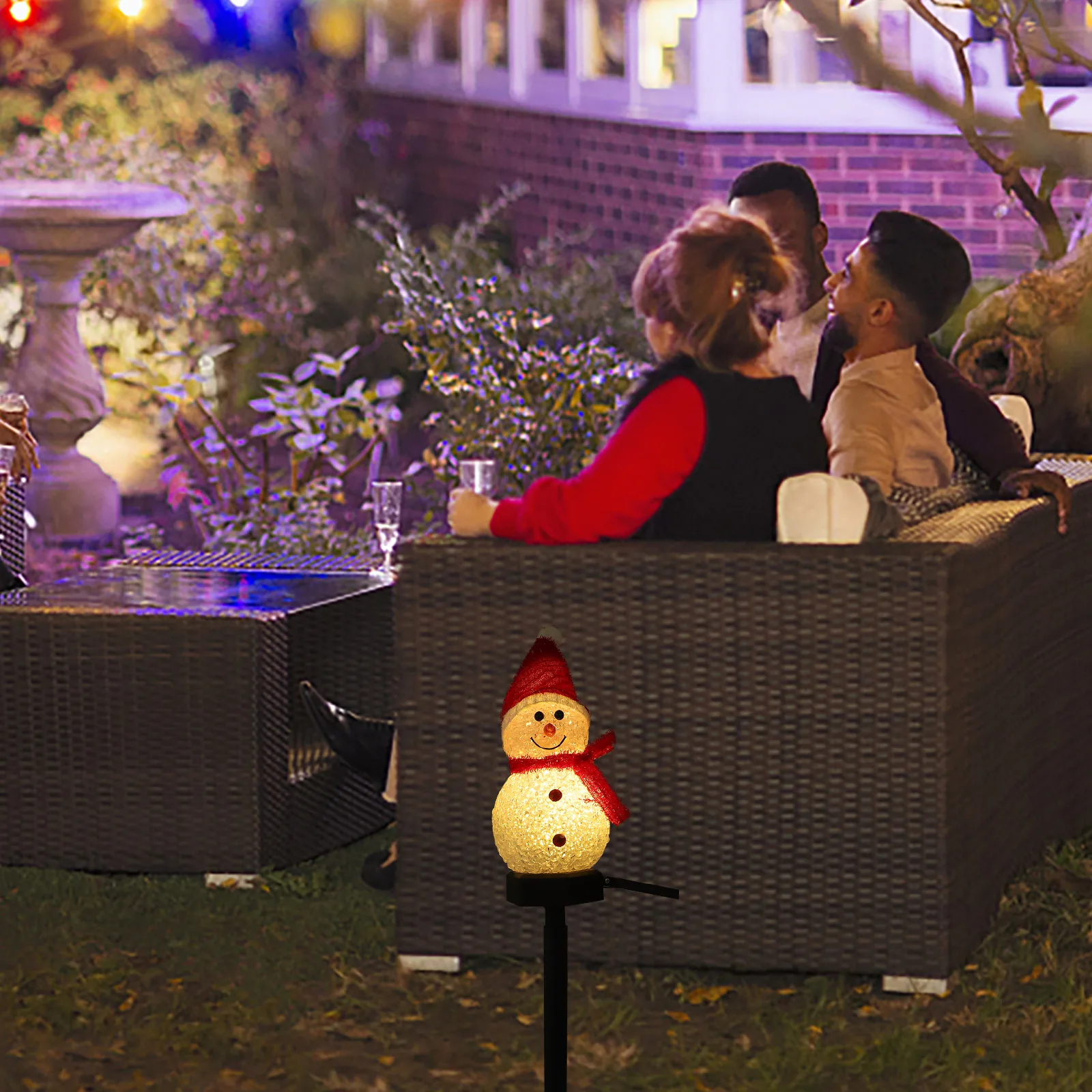 Solar Snowman Lawn Lamp Waterproof Decorative Christmas Lights Garden Pathway Lighting Outdoor LED Energy Saving
Solar Snowman Lawn Lamp Waterproof Decorative Christmas Lights Garden Pathway Lighting Outdoor LED Energy Saving