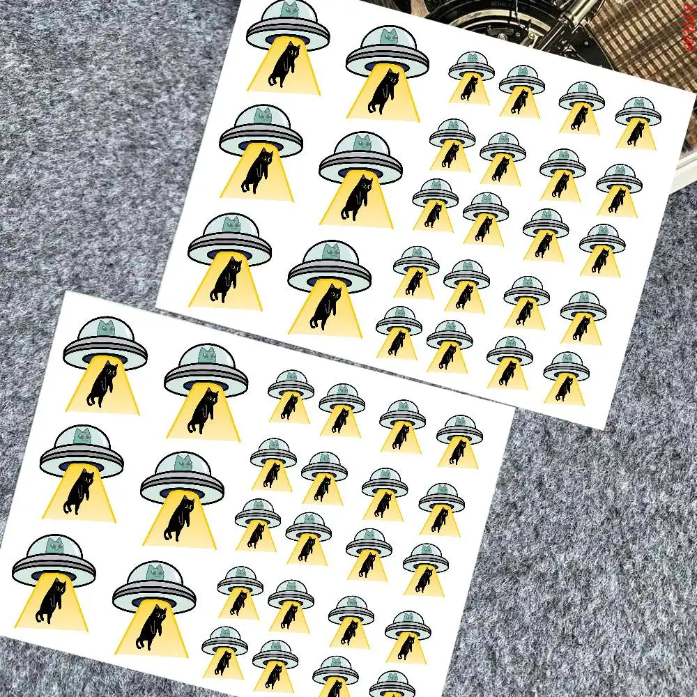 Набор наклеек с изображением кота и НЛО, высококачественные печатные и вырезанные наклейки, наклейка на мотоцикл
Набор наклеек с изображением кота и НЛО, высококачественные печатные и вырезанные наклейки, наклейка на мотоцикл