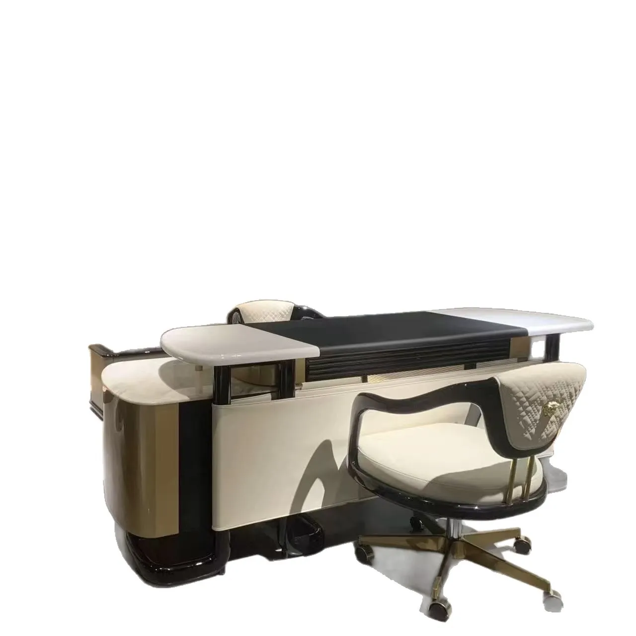 Light luxury desk Villa study Luxury induction computer desk Boss writing desk
Light luxury desk Villa study Luxury induction computer desk Boss writing desk