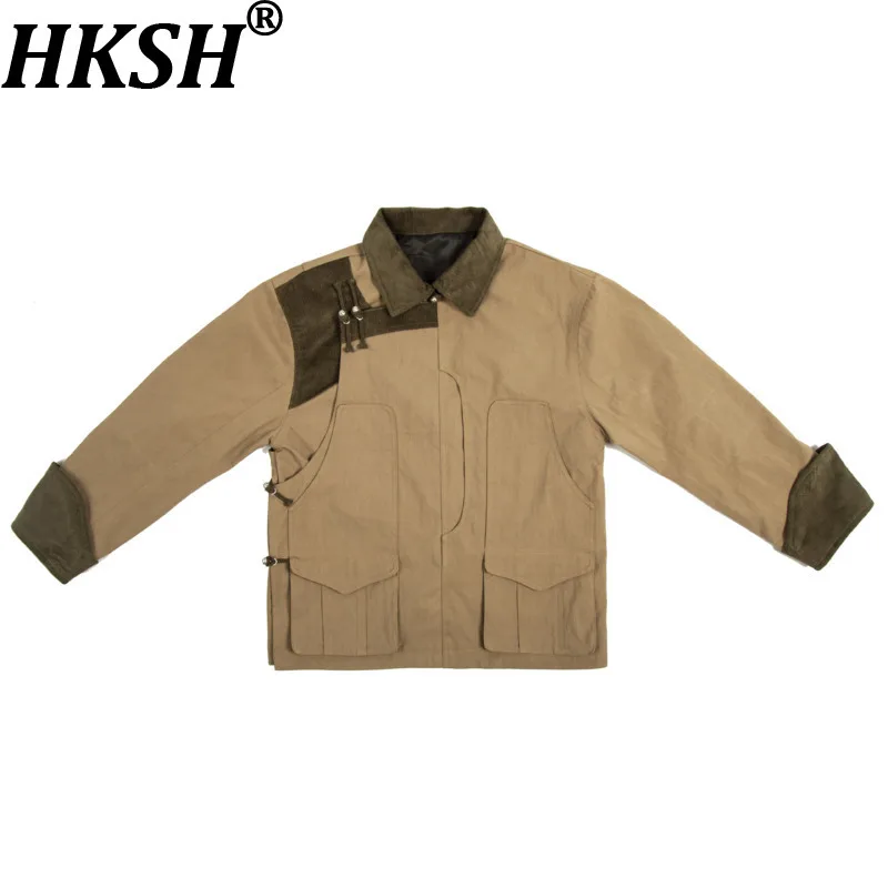HKSH весна осень новая мужская куртка в стиле сафари с цветными блоками и отложным воротником на пуговицах в стиле ретро модное модное повседневное пальто HK16897
HKSH весна осень новая мужская куртка в стиле сафари с цветными блоками и отложным воротником на пуговицах в стиле ретро модное модное повседневное пальто HK16897