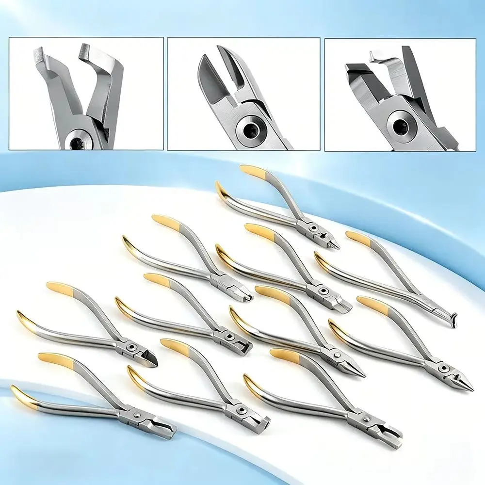 Professional Orthodontic Tool Kit with Wire Bender Cinch Back Pliers Needle Holder and Ligature Cutter for Dental Use
Professional Orthodontic Tool Kit with Wire Bender Cinch Back Pliers Needle Holder and Ligature Cutter for Dental Use