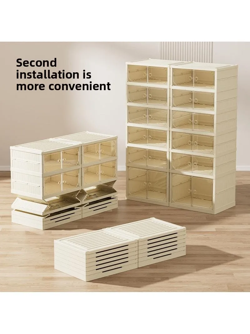 Transparent Shoe Storage Box One-Piece Home Entrance Shoe Rack No Installation Required Storage Solution for Shoes
Transparent Shoe Storage Box One-Piece Home Entrance Shoe Rack No Installation Required Storage Solution for Shoes
