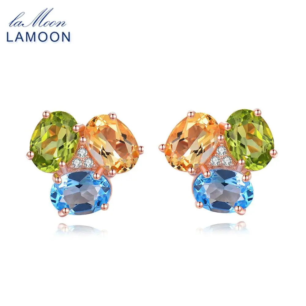 Серьги LAMOON, 3 шт., 3 карата, с овальным желтым цитрином, зеленым Перидотом, голубым топазом, ювелирные изделия из серебра 925 пробы, S925 LMEI037
Серьги LAMOON, 3 шт., 3 карата, с овальным желтым цитрином, зеленым Перидотом, голубым топазом, ювелирные изделия из серебра 925 пробы, S925 LMEI037
