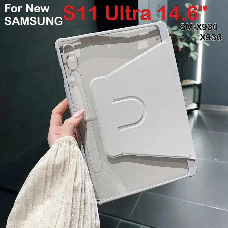 For New SAMSUNG Galaxy Tab S11 Ultra 14.6 inch SM-X930 X936 Funda For Galaxy Tab S11 11" SM-X730 SM-X736 360Rotating Tablet Case
For New SAMSUNG Galaxy Tab S11 Ultra 14.6 inch SM-X930 X936 Funda For Galaxy Tab S11 11" SM-X730 SM-X736 360Rotating Tablet Case