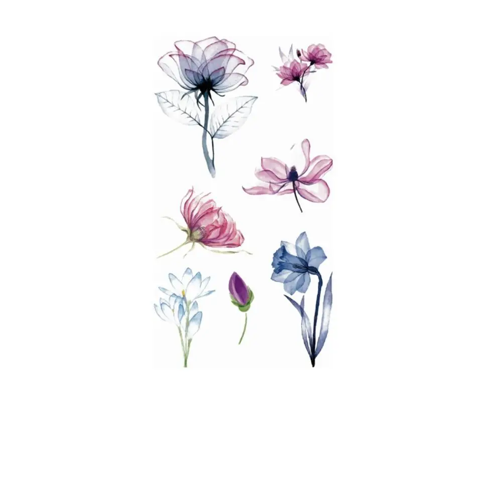 Disposable Watercolor Cherry Blossom Tattoo Sticker Waterproof Small Fresh Temporary Tattoo Sticker Coloured Drawing Anti Sweat 
Disposable Watercolor Cherry Blossom Tattoo Sticker Waterproof Small Fresh Temporary Tattoo Sticker Coloured Drawing Anti Sweat