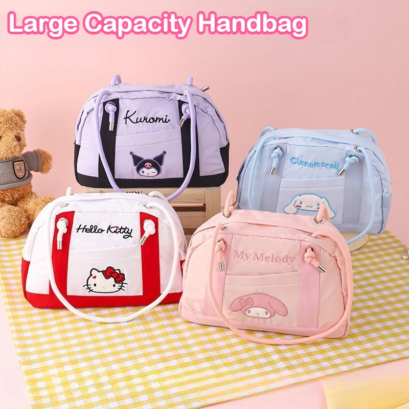 Kuromi One Shoulder Handbag My Melody Cartoon Cute Fashion Large Capacity Bowling Bag Student Commuter Portable Travel Tote Gift
Kuromi One Shoulder Handbag My Melody Cartoon Cute Fashion Large Capacity Bowling Bag Student Commuter Portable Travel Tote Gift