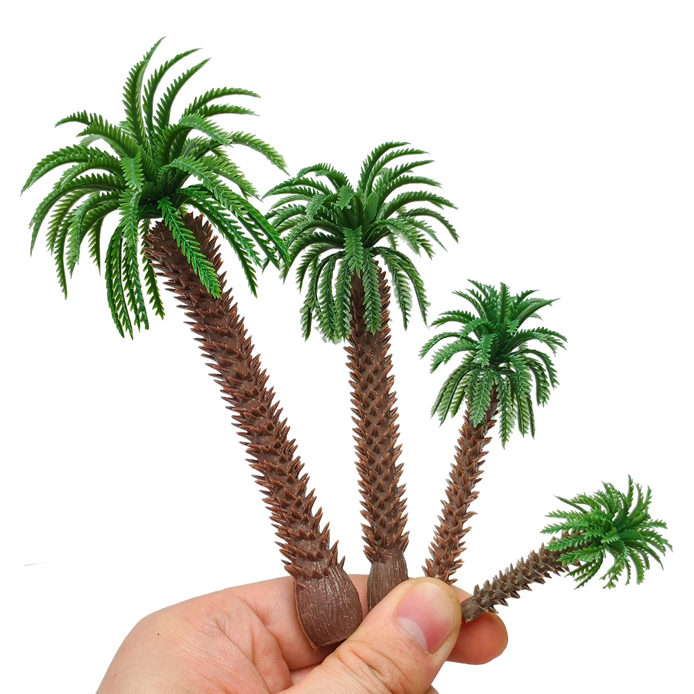 Набор из 5 миниатюрных моделей кокосовых пальм, 4 размера, искусственные пальмы для диорам, моделей железнодорожных путей, ландшафтов для песочниц
Набор из 5 миниатюрных моделей кокосовых пальм, 4 размера, искусственные пальмы для диорам, моделей железнодорожных путей, ландшафтов для песочниц