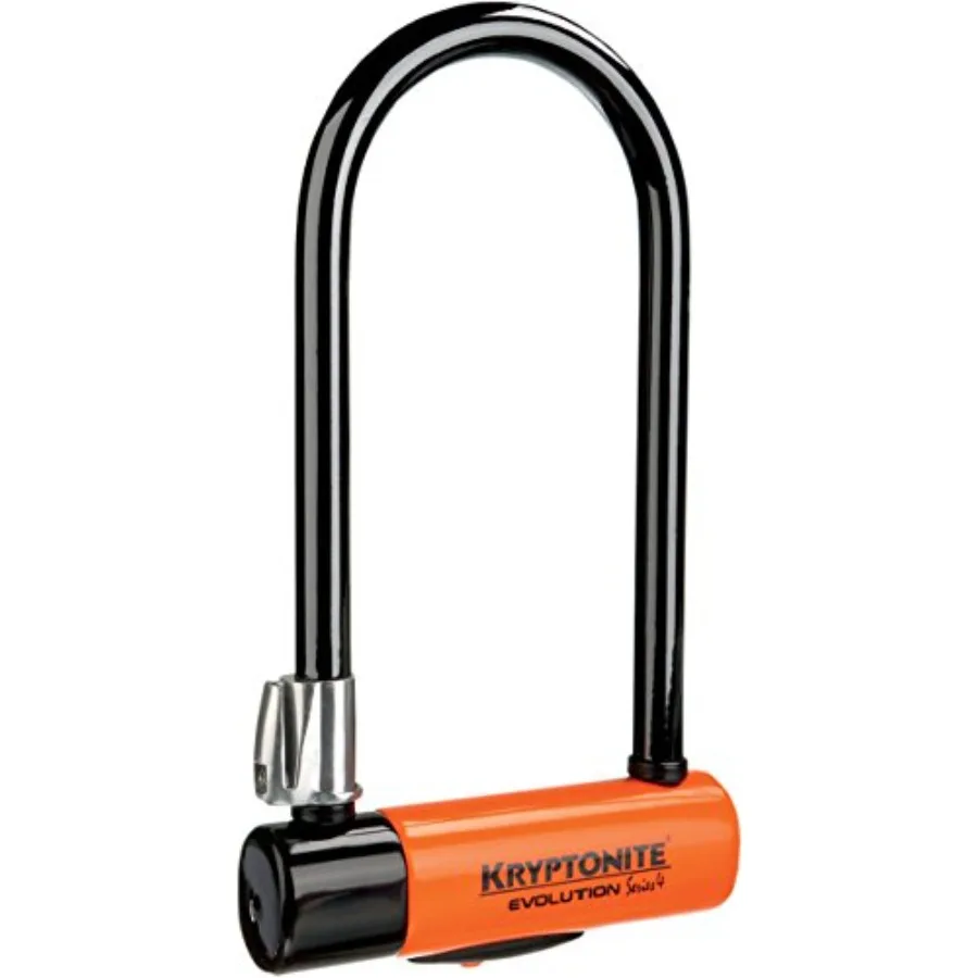 Kryptonite Evolution Series 4 Standard Heavy Duty Bicycle U Lock Bike Lock 4-Inch x 9-Inch Steel Black Durable Security
Kryptonite Evolution Series 4 Standard Heavy Duty Bicycle U Lock Bike Lock 4-Inch x 9-Inch Steel Black Durable Security