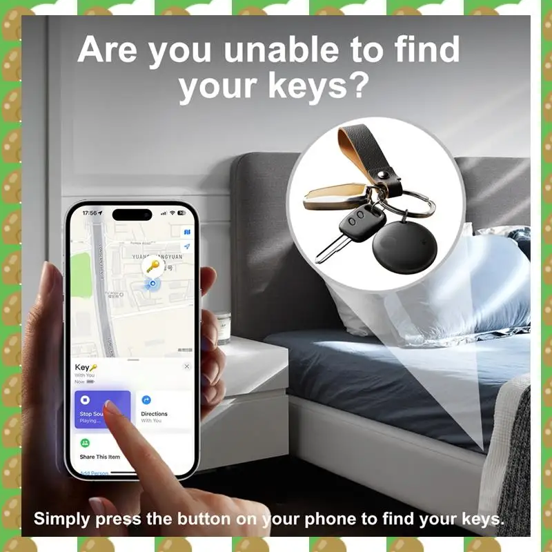 T36C умный GPS трекер Finder, совместимый с Air Tag для ключей, чемодана, кошелька, 4 шт.
T36C умный GPS трекер Finder, совместимый с Air Tag для ключей, чемодана, кошелька, 4 шт.